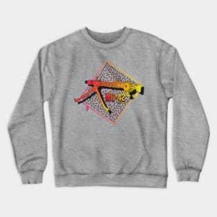 Colorful German MG-42 machine gun Crewneck Sweatshirt